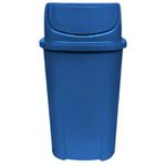 Lixeira Basculante 60L Azul