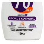 Protetor Solar Fps 70 Corporal E Facial Nutriex - 120 Ml