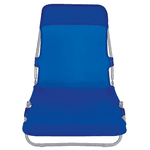 Cadeira Espreguicadeira Alum Azul Marinho