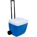 Caixa Termica 42L Azul C/ Alça e Rodas 