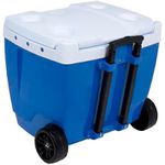 Caixa Termica 42L Azul C/ Alça e Rodas 