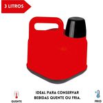 Garrafão Térmico 3L Vermelho