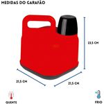 Garrafão Térmico 3L Vermelho