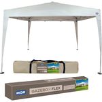 Gazebo X-Flex Oxford com Silvercoating Branco 3m x 3m