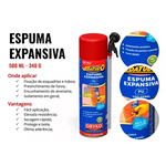 Espuma Expansiva Spray 340G Dryko