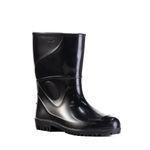 Bota de Pvc Cano Medio Preta Ca 36025