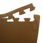 Placa EVA Tatame 100 x 100 x 1cm Marrom