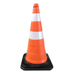 Cone Semiflexivel 75CM Base Quadrada