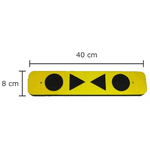 Protetor de Para-choque 40 x 8 x 3 Ad