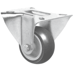 Rodizio Fixo PVC L12 75mm para até 60kg - Schioppa FL 312 BP 60KG