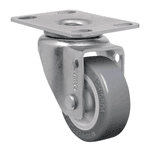Rodizio Giratório PVC L12 75mm para até 60kg Schioppa GL 312 BP 60KG
