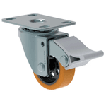 Rodízio Giratório PU 50mm com Freio FP para até 80Kg Schioppa GL 210 NT FP 80KG
