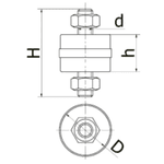 Vibra Stop Coxim A3 M6