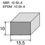 Borracha Esponjosa 10 x 15,5