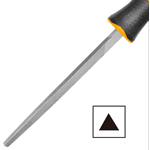 Lima Triangular Murca Picado Duplo Ingco 8pol (200mm) Com Cabo Emborrachado