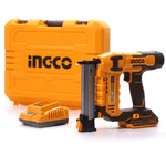 Pinador Ingco 18ga 35mm a Bateria 20v Linha P20s Com 1 Bateria 2.0ah e Carregador