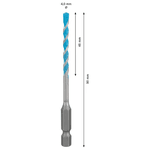 Broca Multiconstruction Hex9 4x45x90