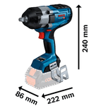 Chave de Impacto 1/2 " 18v Gds 18v-1000 Sb
