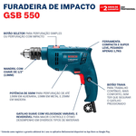 Furad Imp 1/2 Gsb 550 Re 550w 127v