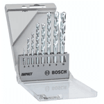 Jogo Broca Concreto 8 Pcs Bosch