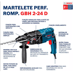 Martelete Gbh 2-24 D 220v + Cx+5 brocas