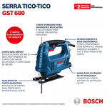 Serra Tico Tico Gst 680 500w 110v ou 220v