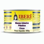 Massa Plastica Cinza 400g Ibere