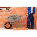 Carriola 65 Lts Pneu e Camara Cinza 77714/435