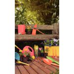 Jogo para Jardinagem Cocoon com Peças Plásticas Amarelas com Contenedor Grafite 4 Peças