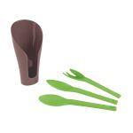 Jogo para Jardinagem Cocoon com Peças Plásticas Verde com Contenedor Marrom 4 Peças
