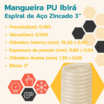 Mangueira Espiral Pu 3 Zincada