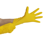 Luva Latex Amarela Tam 7 (P) Ca 38090 / Ca 44541