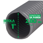 Mangueira Espiral Cinza 1 Leve