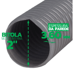 Mangueira Espiral Cinza 2 Leve