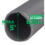 Mangueira Espiral Cinza 5 Leve