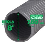 Mangueira Espiral Cinza 8 Leve