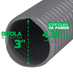 Mangueira Espiral Cinza 3 Leve