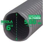 Mangueira Espiral Cinza 6 Leve