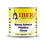 MASSA PLÁSTICA CINZA 1KG