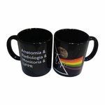 Caneca de Cerâmica 100% preta 325ml