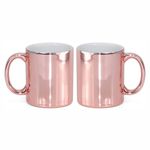 Caneca de cerâmica metalizada 325ml