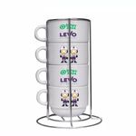 Torre de canecas de cerâmica 150ml