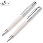 Caneta CROWN Esfero King Couro