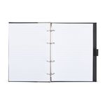 Caderno Fichário de Couro Sintético
