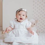 Vestido Batizado Casinha De Abelha