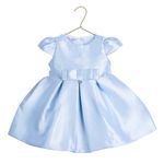 Vestido Zibeline Azul Celeste