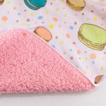 Cobertor De Bebê Com Sherpa Macarron