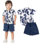 Conjunto Infantil Folhagem Azul