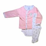 Conjunto Pagão Rosa (3 Pçs)