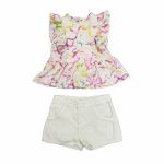 Blusa e Short Laços Delicados Animê